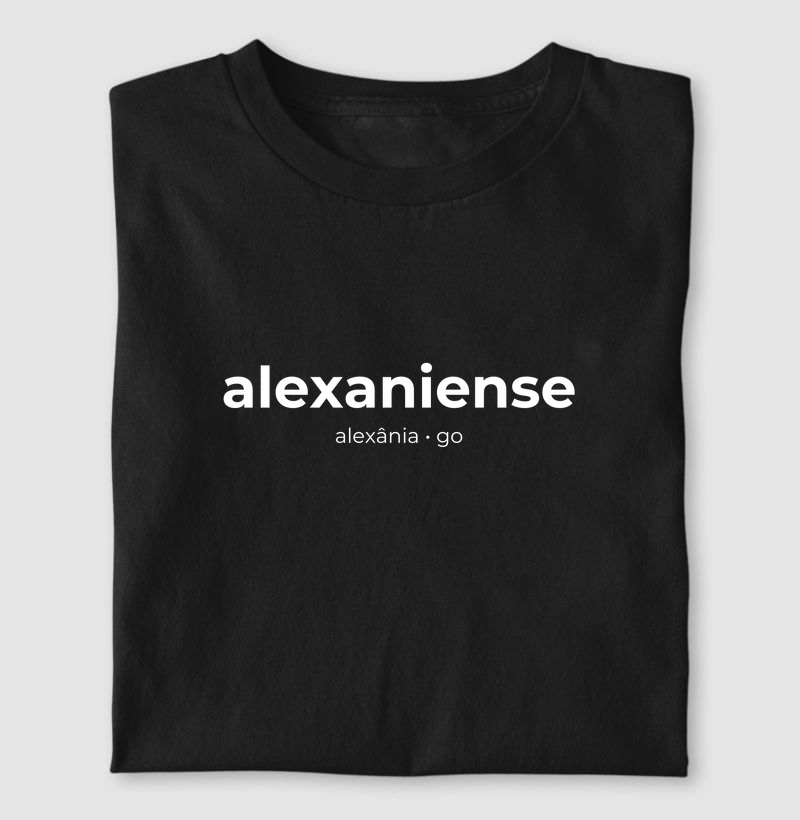 Alexaniense | Gentílico GO - Camiseta