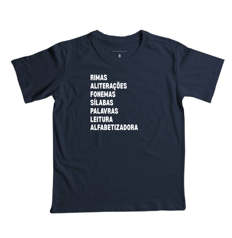 Camiseta Mini | Alfabetização - Camiseta Infantil