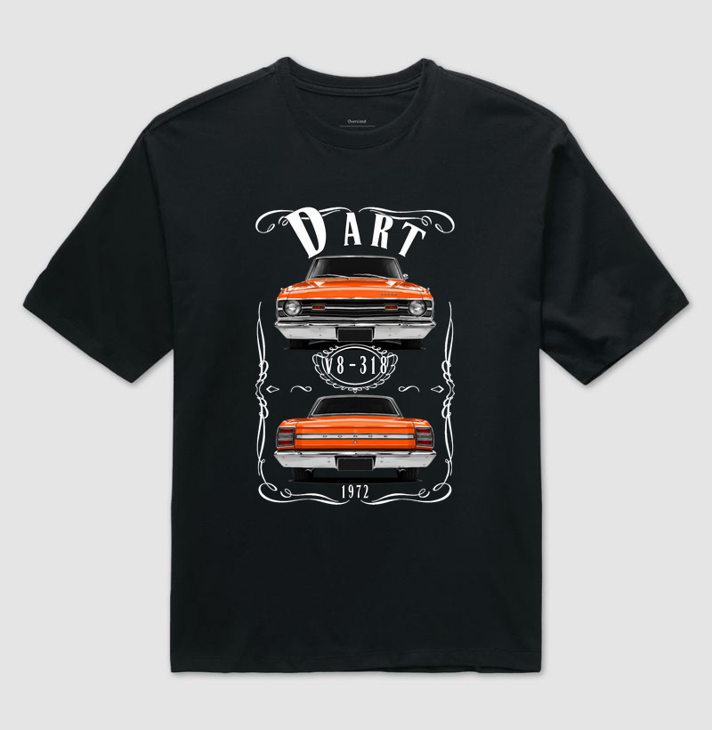 Camiseta oversized Dart vintage