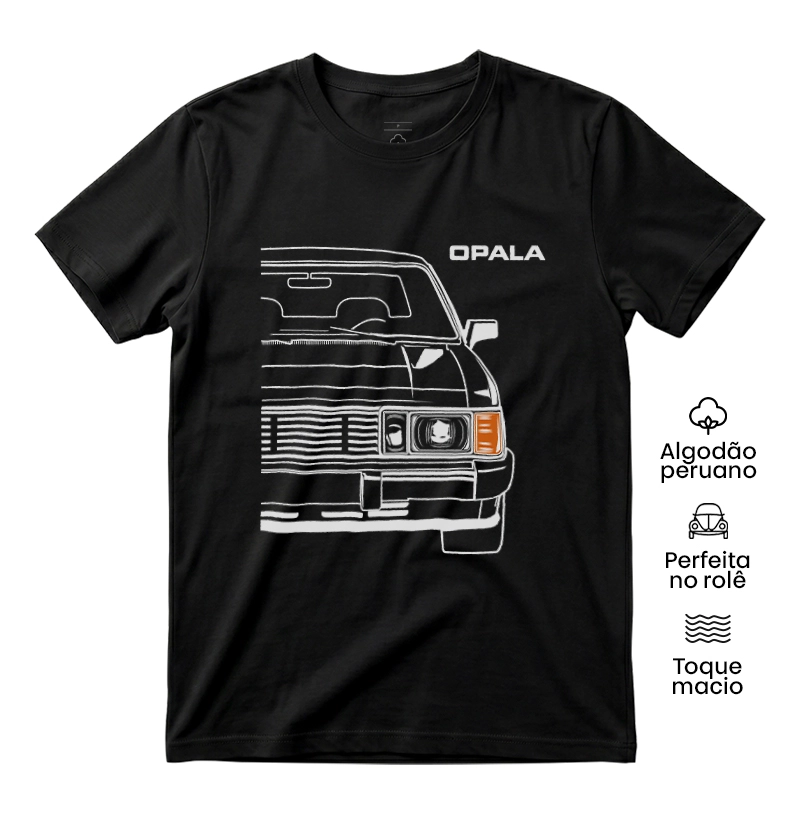 Frente Opala Diplomata - Camiseta Algodão Peruano