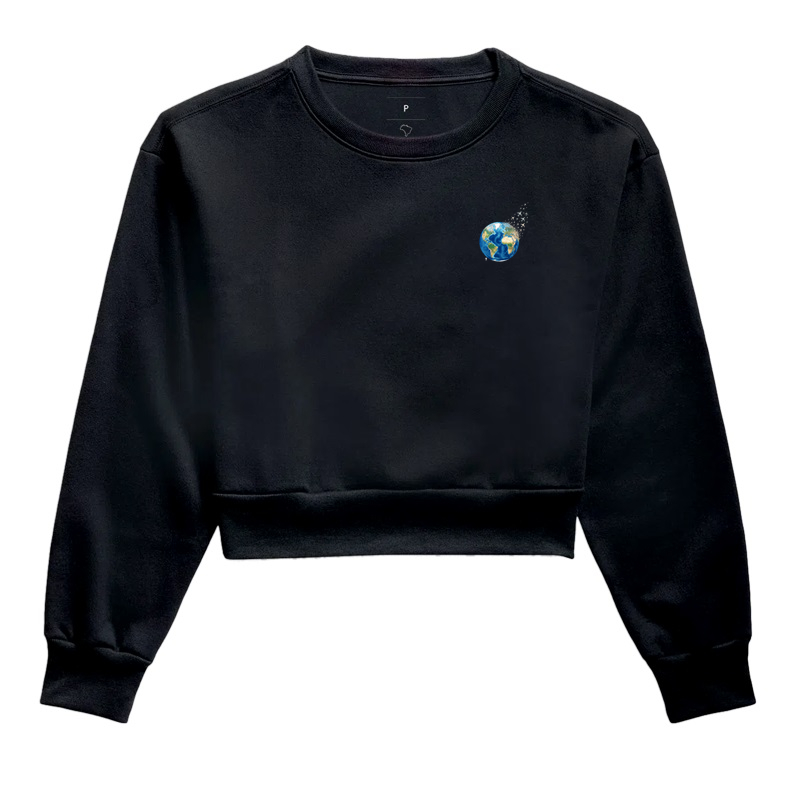 Camiseta Globo Terrestre Avioes Dispersos Bolso | Arte 3D Viagem Mundo Pocket | Colecao Viciados em Viagem