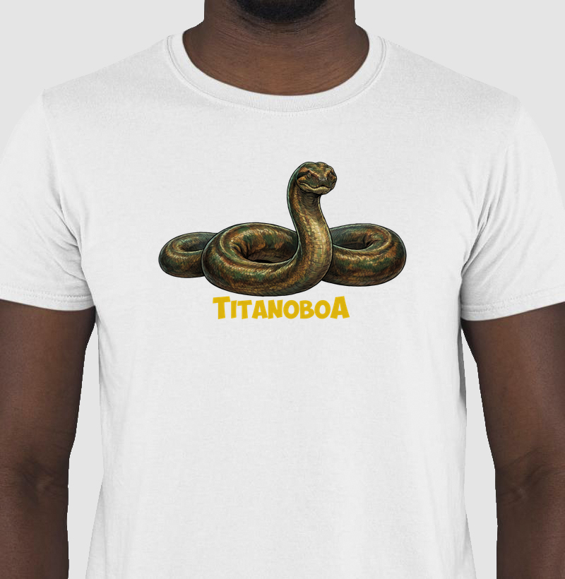 Camisa Algodão Estampada Titanoboa Premium Original