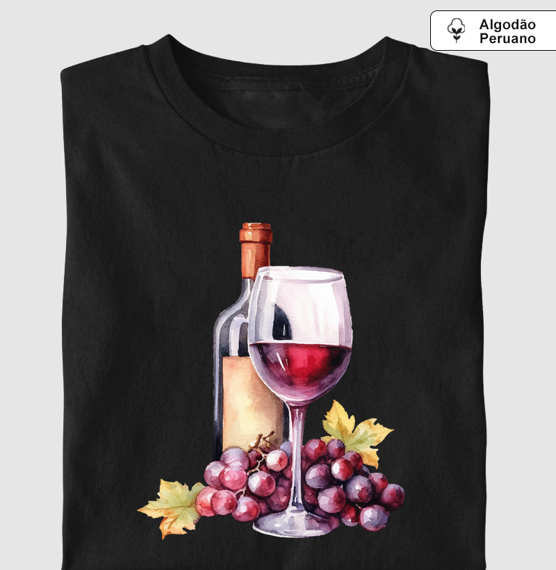 Camiseta A Essência do Vinho
