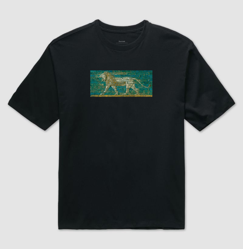Leão da Babilônia, 604–562 a.C. - Camiseta Oversized