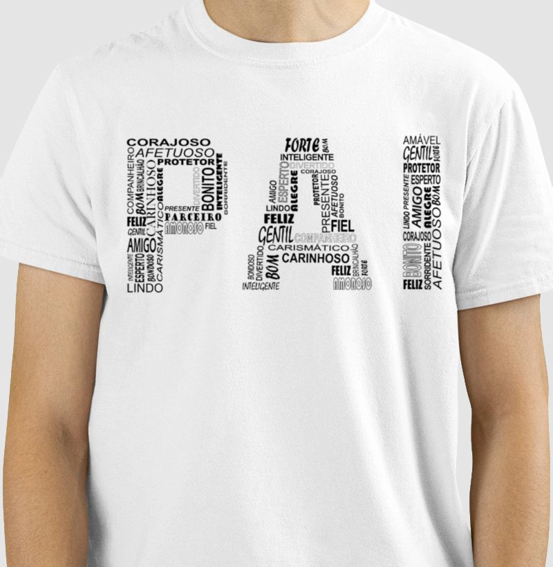 Camiseta Adjetivos de Pai