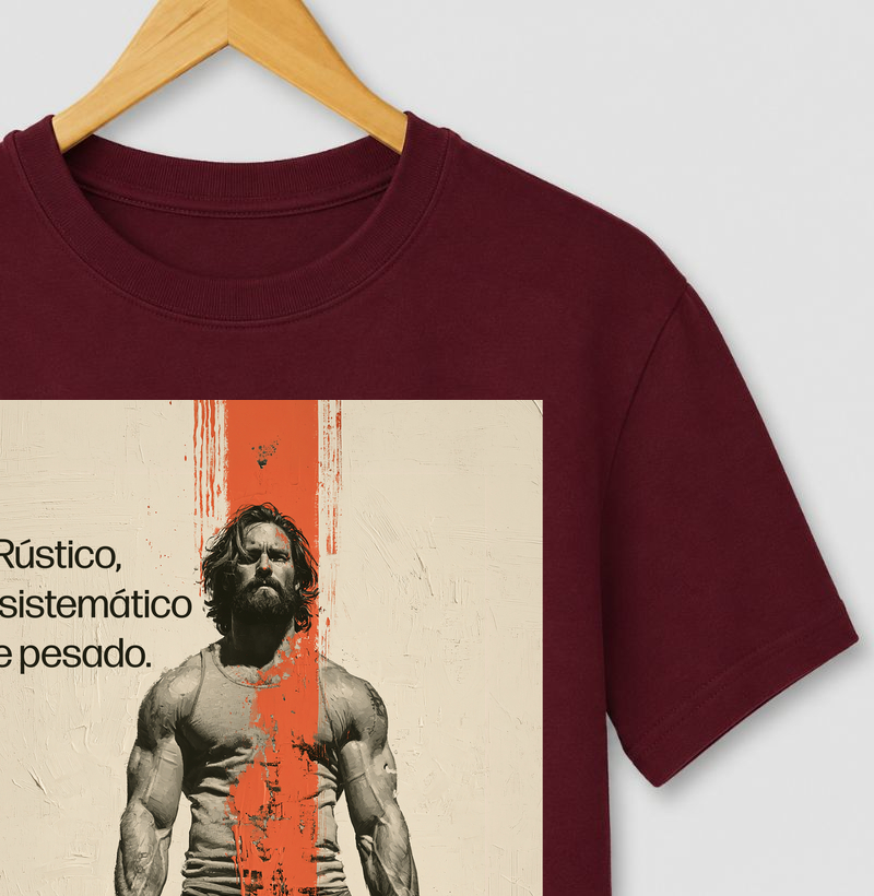 "Rústico, sistemático e pesado." 