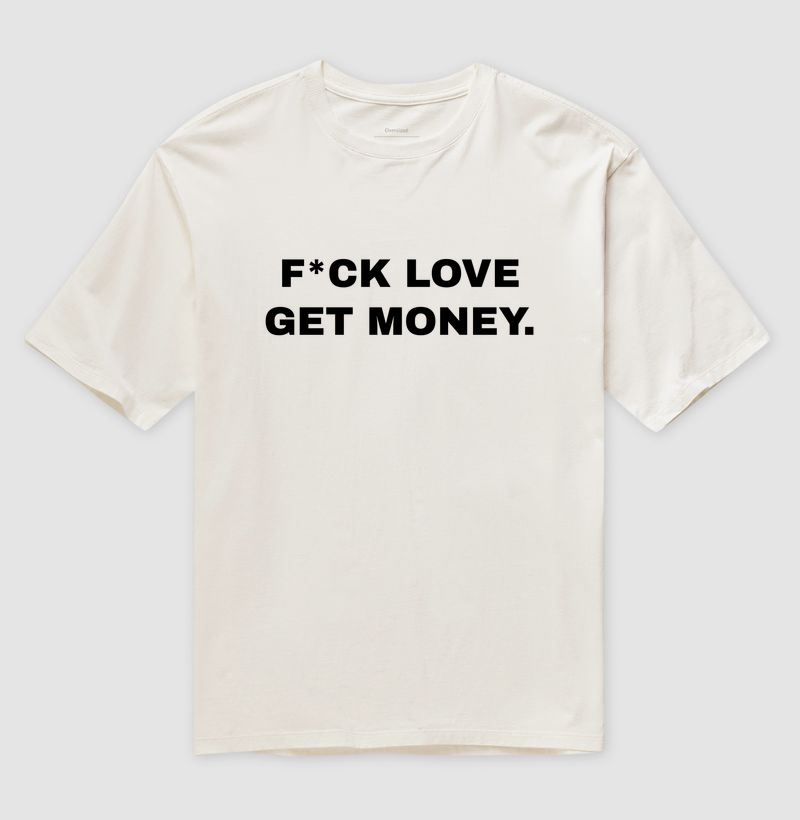 Camiseta Oversized Off White Get Money