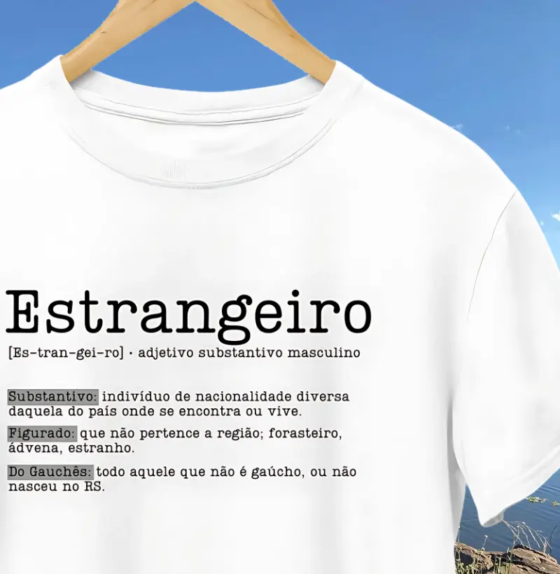Camiseta Estrangeiro