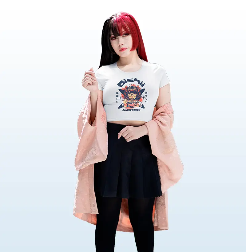 CROPPED OISHII EU AMO RAMEN