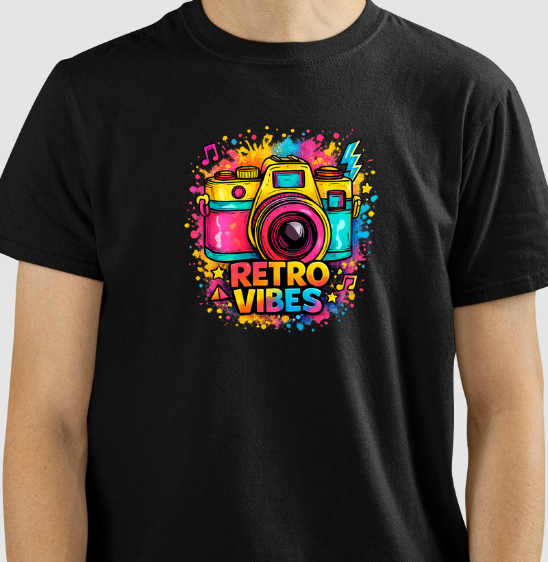 Camiseta Retro Vibes
