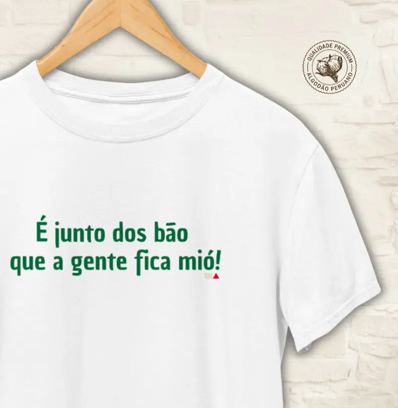 É junto dos bão que a gente fica mió