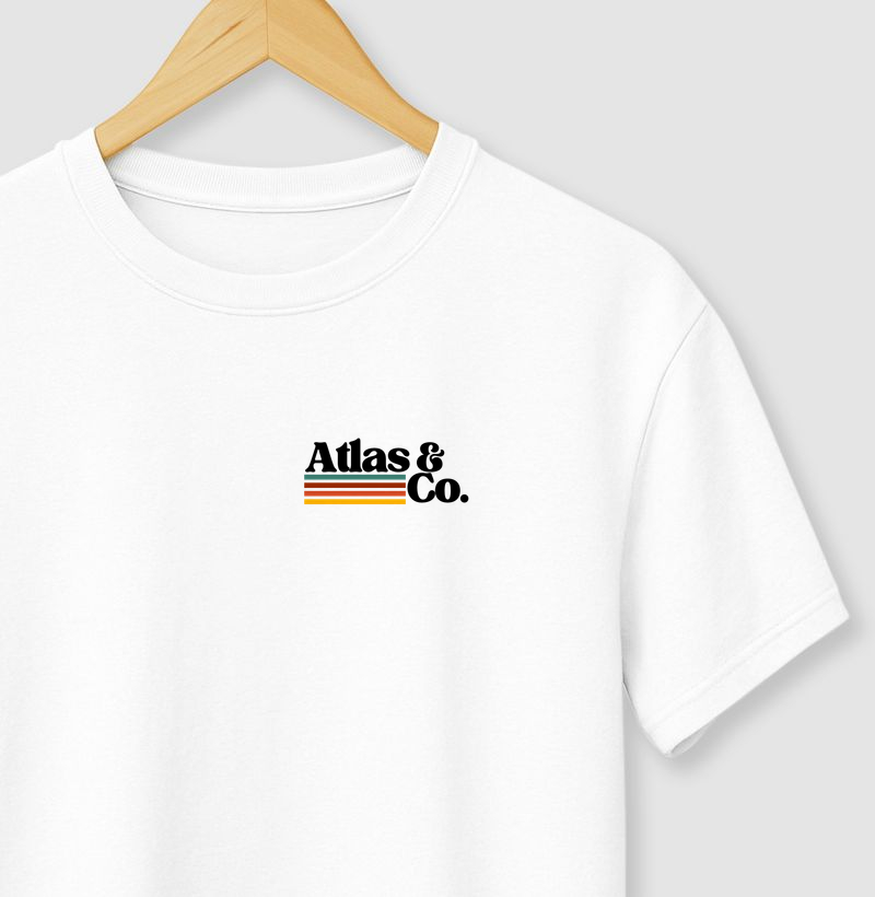 Atlas Retro Stripes Tee - White Edition