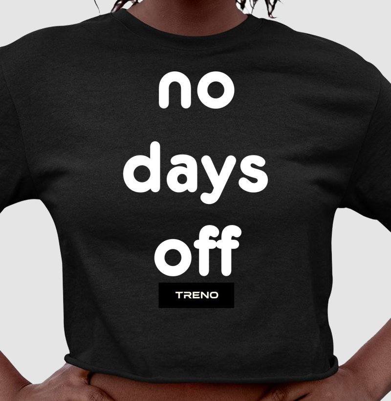 Camiseta No Days Off – TRENO | Sem Dias de Folga