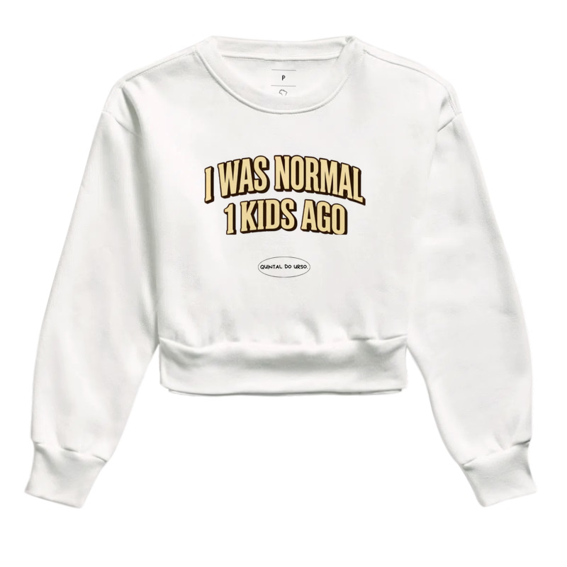 Camiseta I was normal 1 kids ago