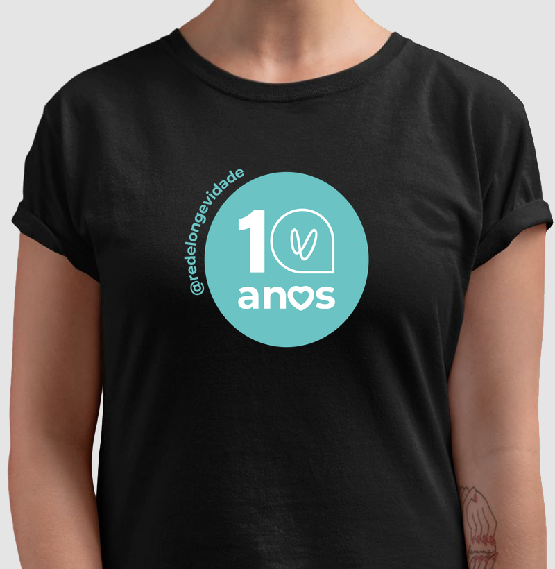 10 anos - balão cor azul - centralizado -  @redelongevidade