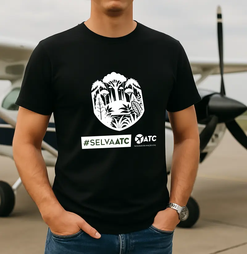 Camiseta "Selva ATC" – Edição Oficial do Treinamento de Sobrevivência