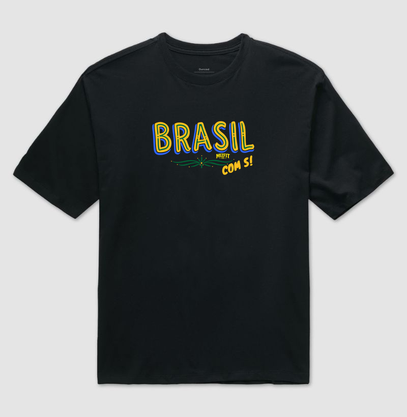 Brasil com S- lettering caminhão