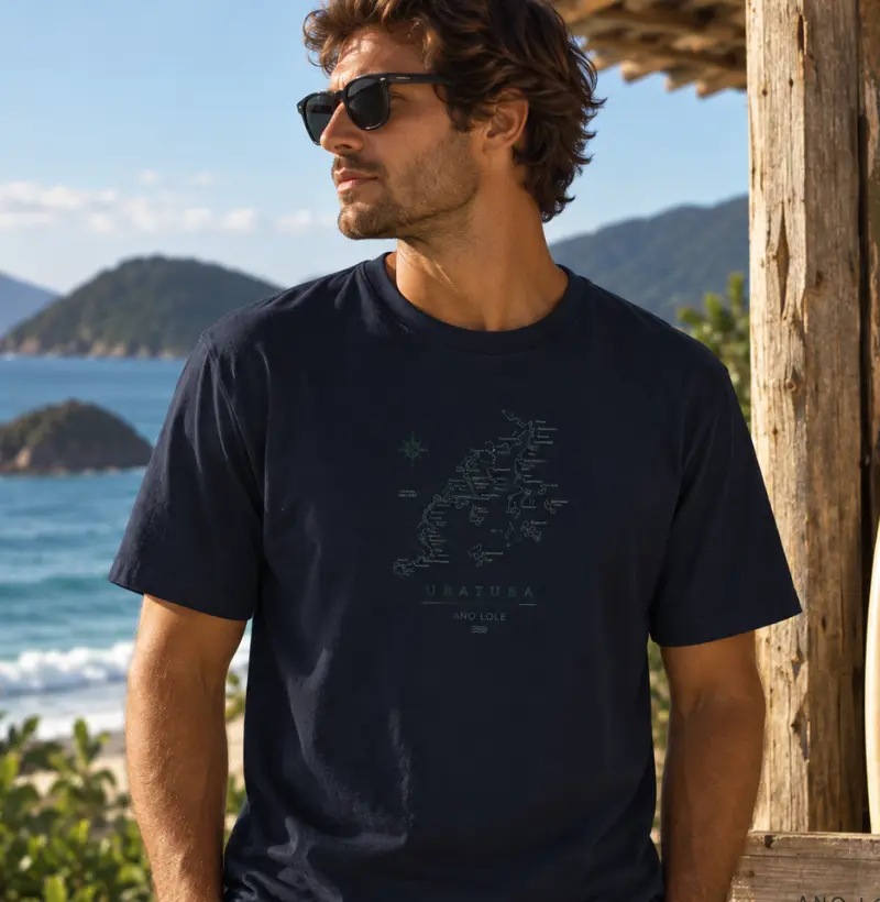 CAMISETA MAPA UBATUBA 