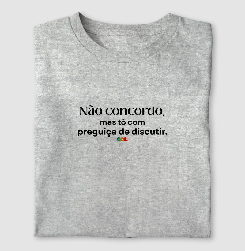 Não concordo