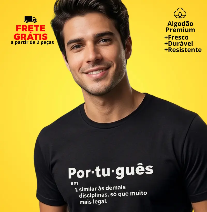 Camiseta Verbete Português