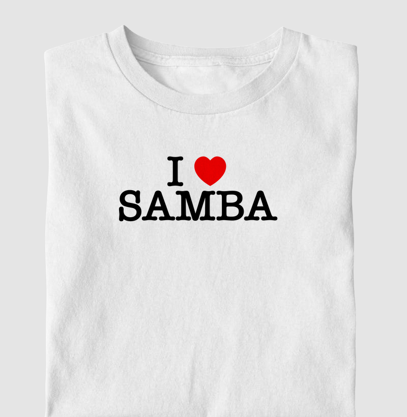 Camiseta I Love Samba