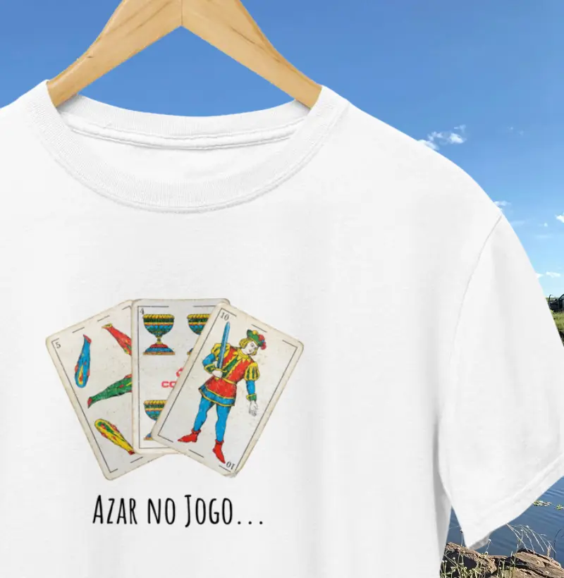 Camiseta azar no jogo