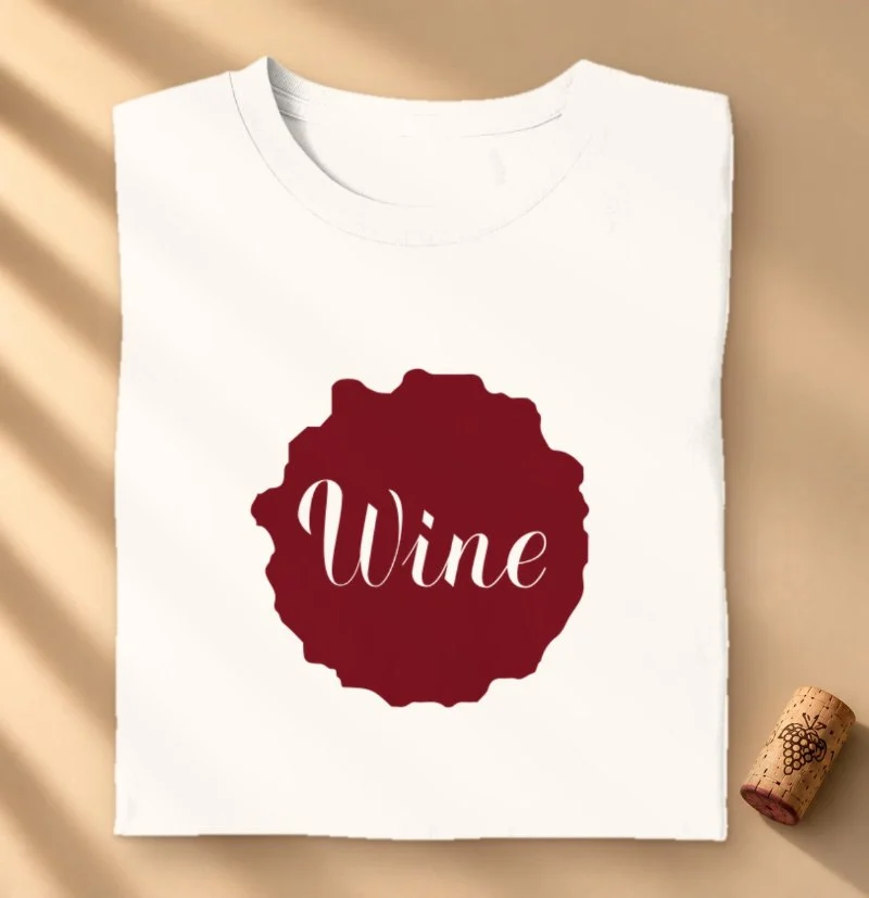 Camiseta Wine Label