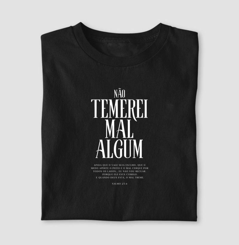 Camiseta - Não temerei