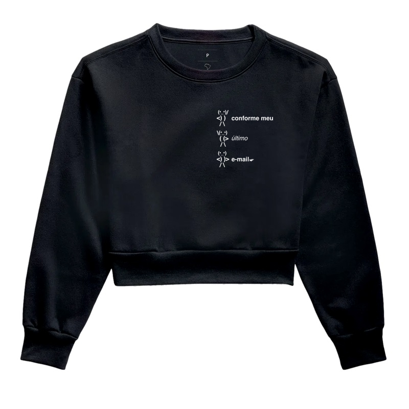 Camiseta Estampada: Conforme meu último e-mail