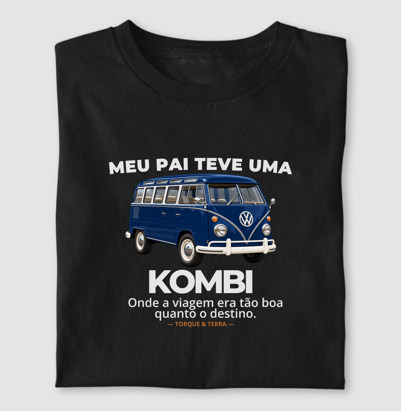 Meu pai teve uma - KOMBI - azul escuro