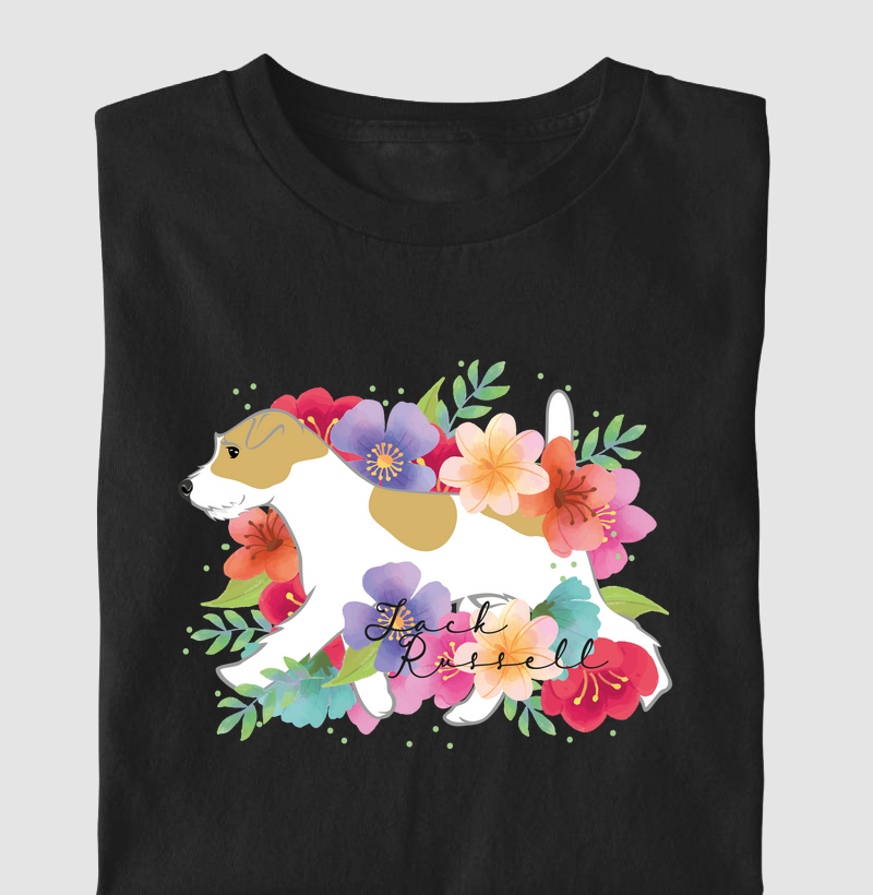Jack Russell Floral