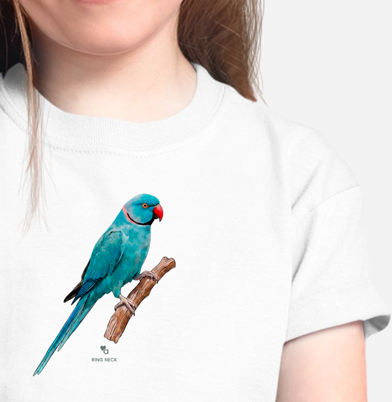 Aves - Ring Neck Azul - Infantil