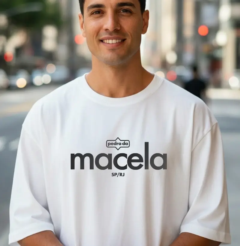 Camiseta Oversized Clássicos do Brasil | Pedra da Macela
