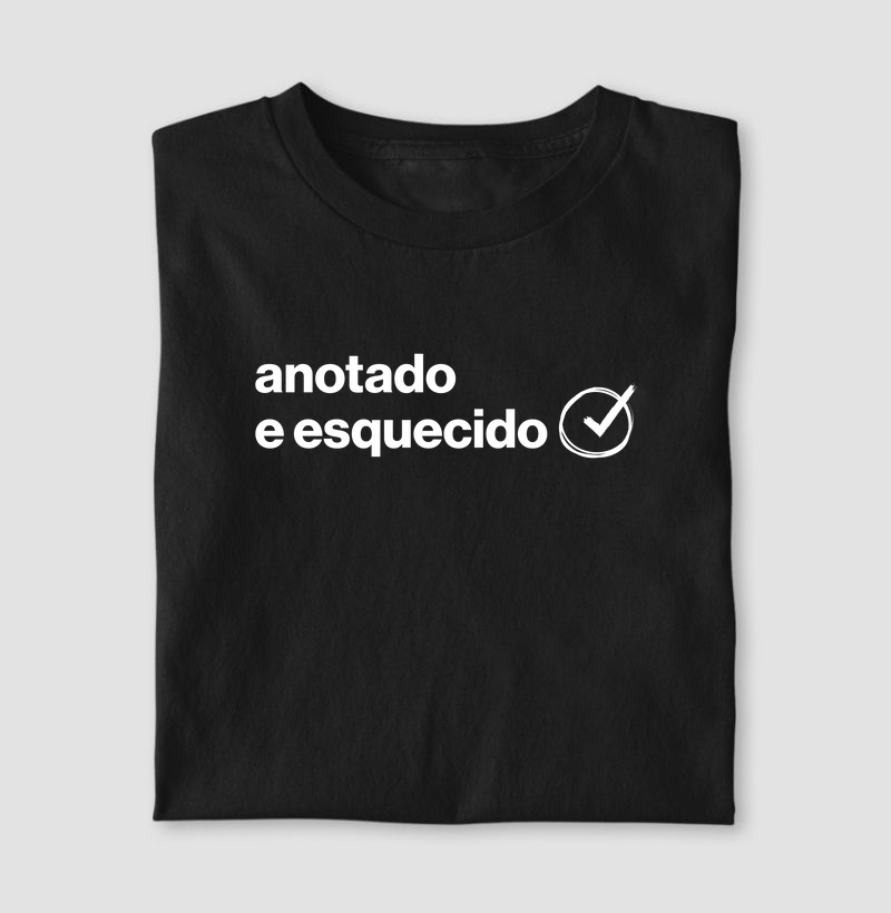 Anota e esquecido ☑️