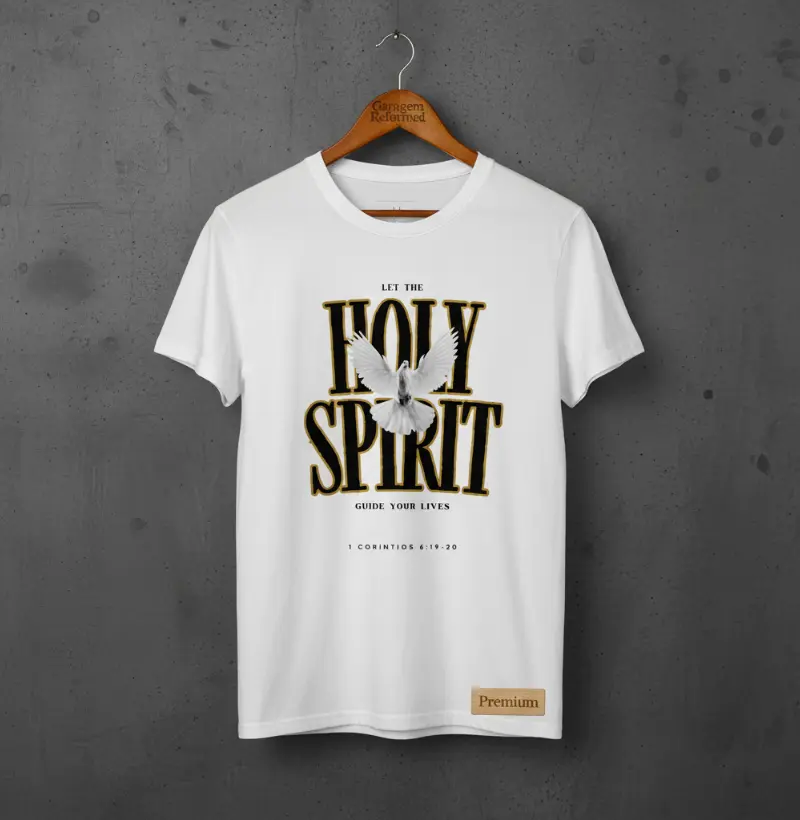 "Espírito Santo" com Estampa de Pomba