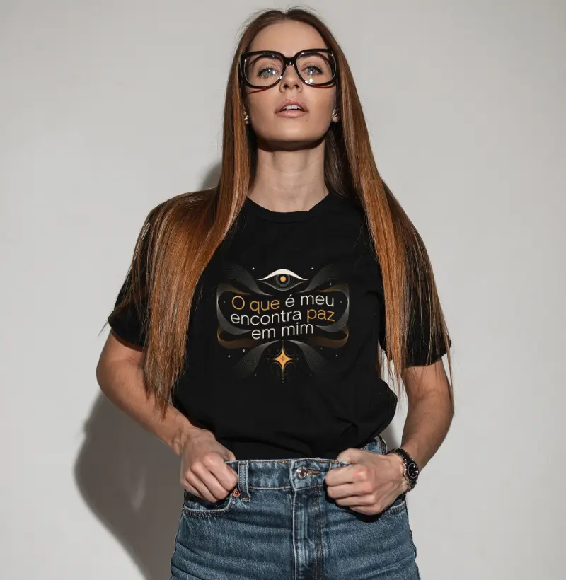 O que é meu encontra paz em mim