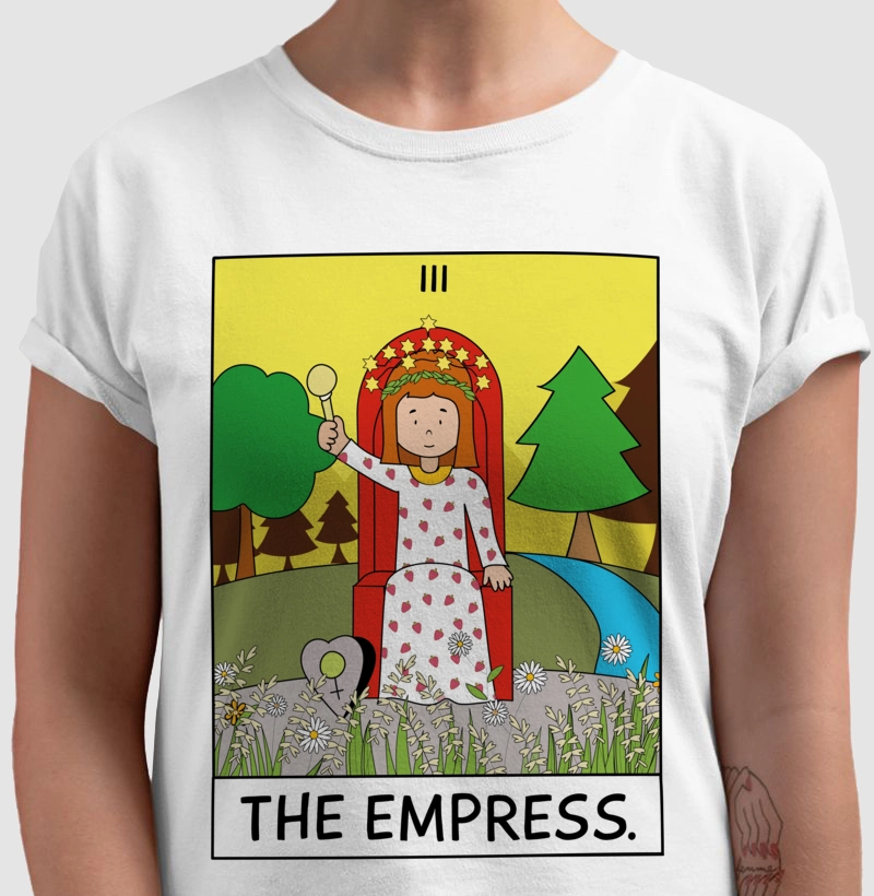 Camiseta Big Carta - The Empress - Estampa Tarot