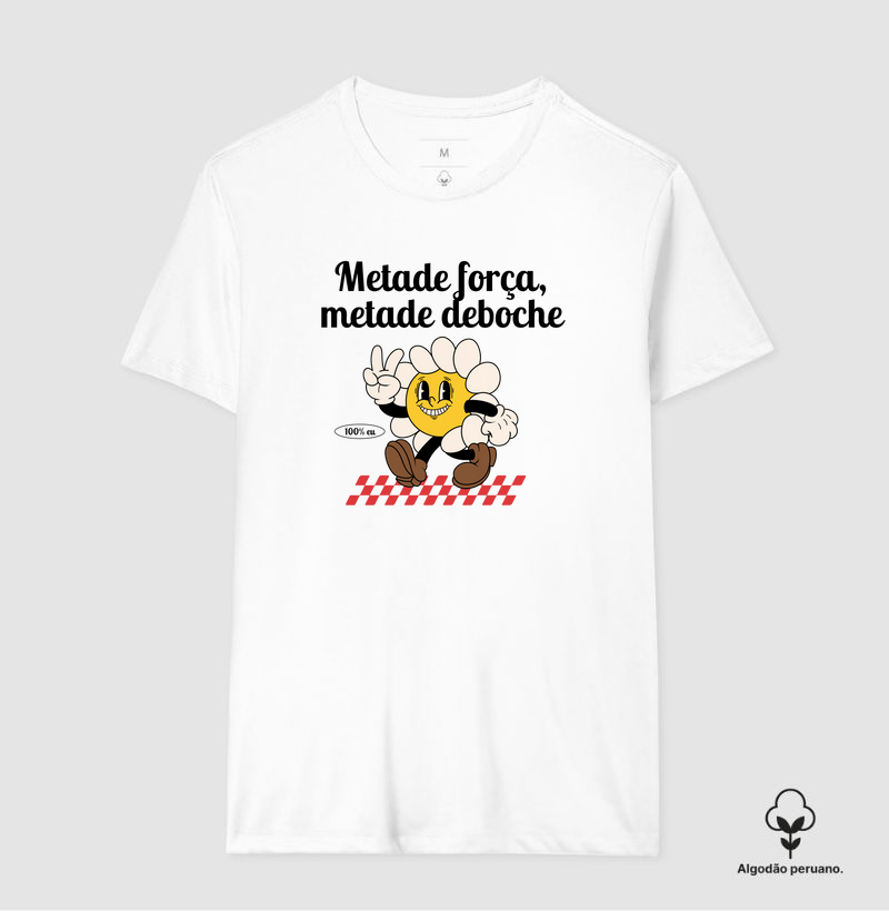 Metade força, metade deboche