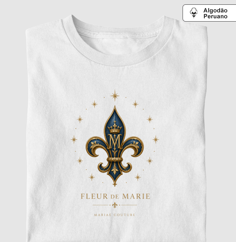Fleur de Marie (flor de maria) - algodão peruano