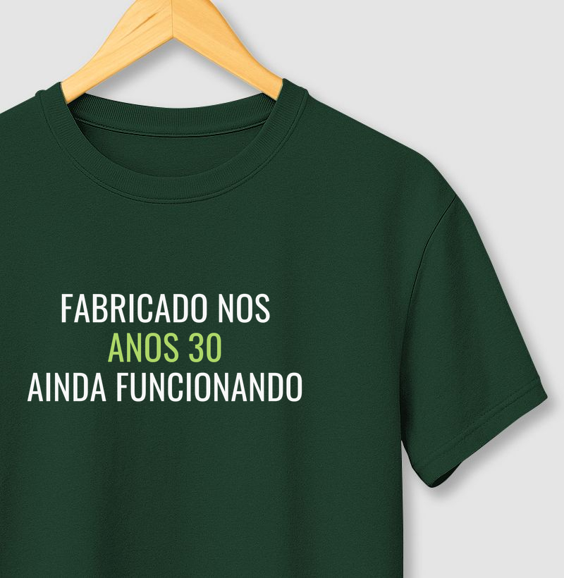 Fabricado nos anos 30. Ainda funcionando