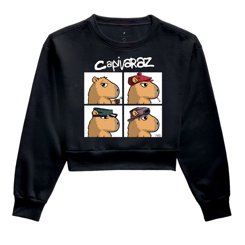 Camiseta Capivaraz - Cropped Moletom