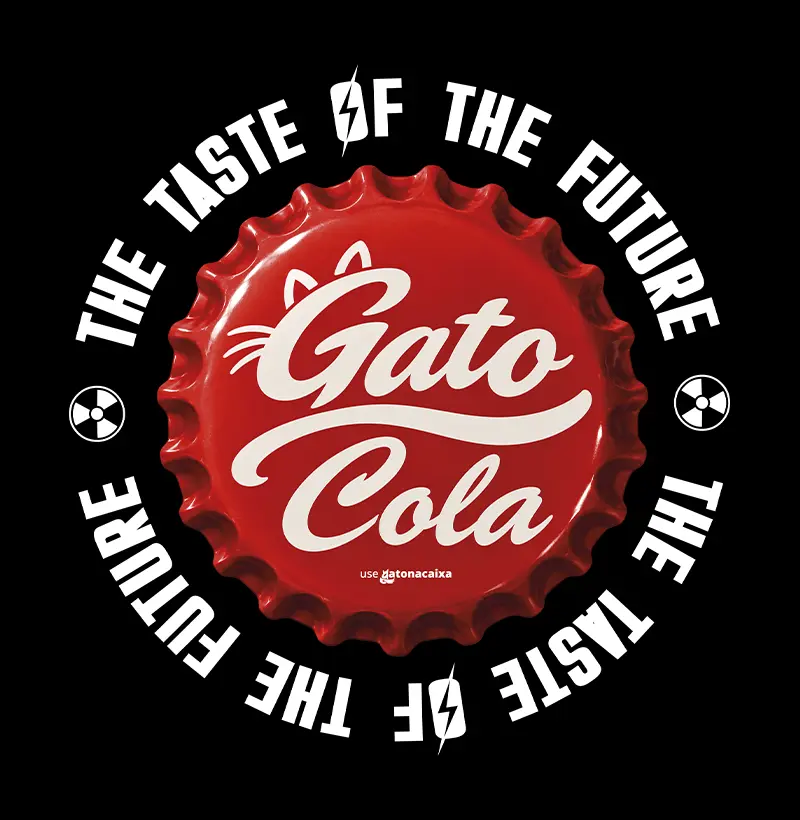 Gato Cola - The taste of the future - Camiseta