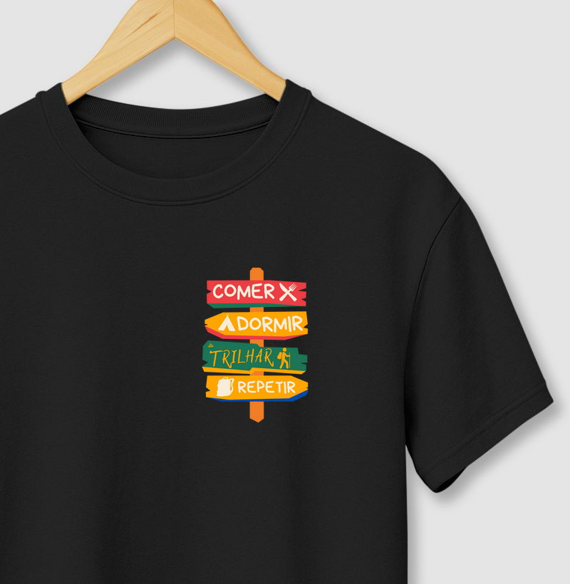 Comer. Dormir. Trilhar. Repetir - Minimalista