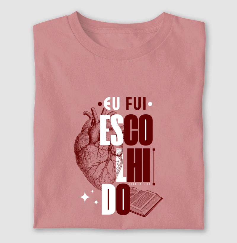 Camiseta Cristã Escolhido | Milagree