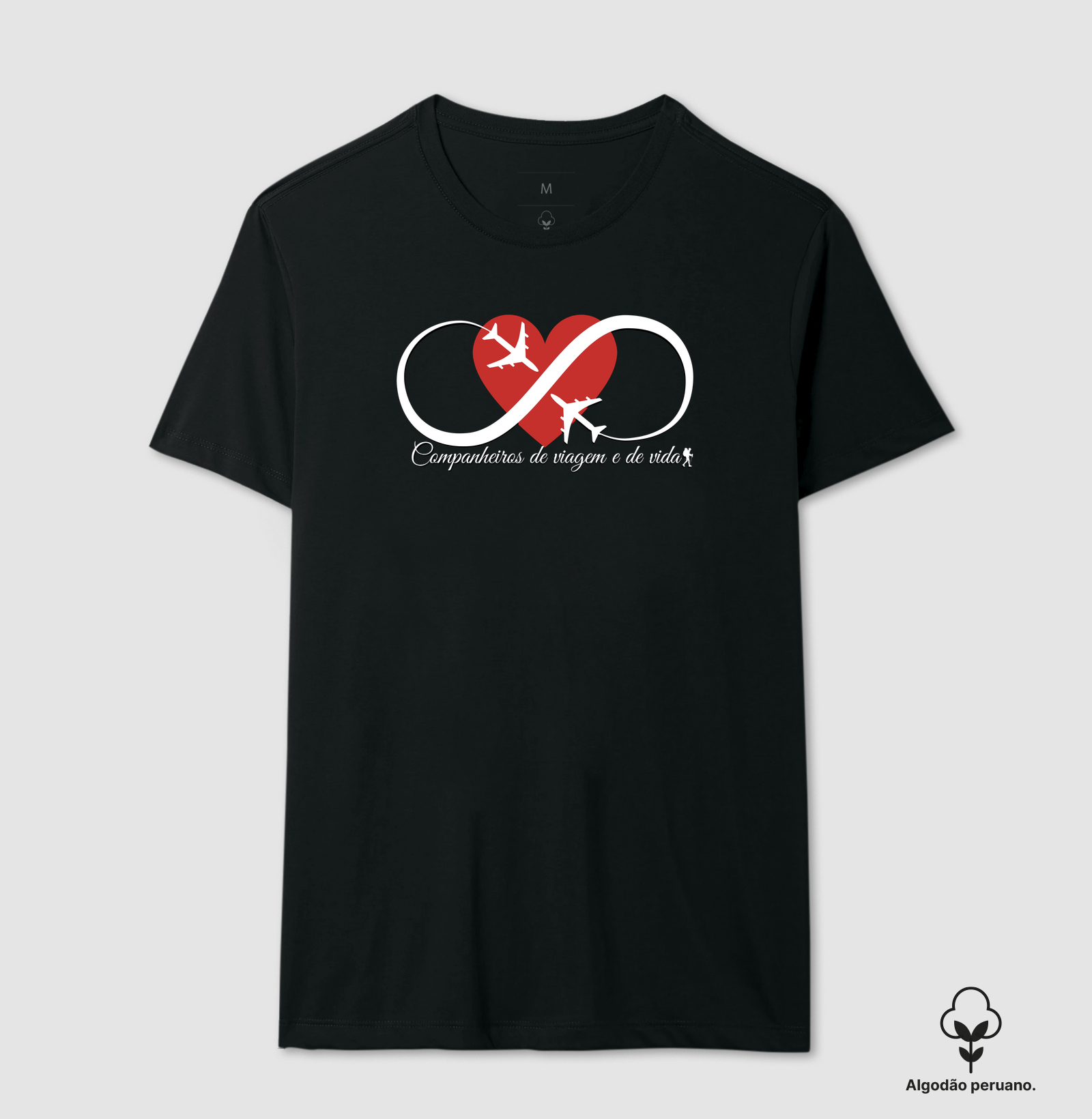 Camiseta Viagem em Casal Infinito Love Trip | Excursionista