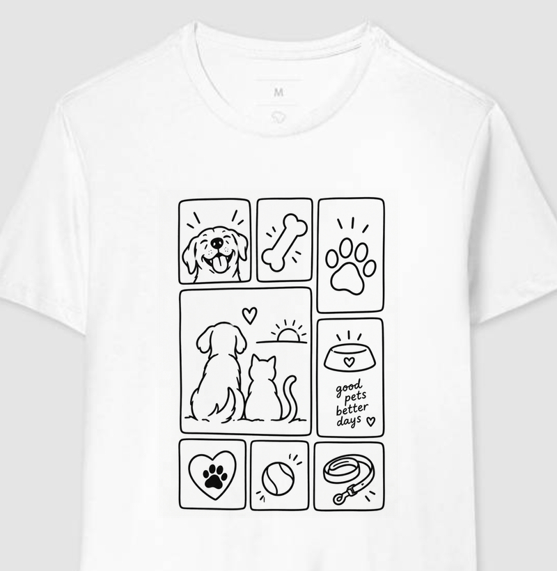 Bons Pets, Dias Melhores - Camiseta