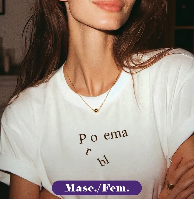 Camiseta  Poema X Problema