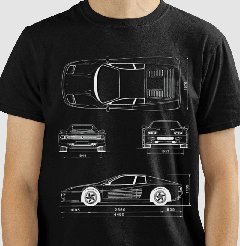 T - Shirt Ferrari Black