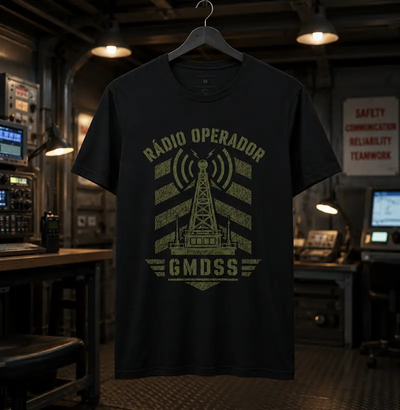 Rádio Operador GMDSS Stencil