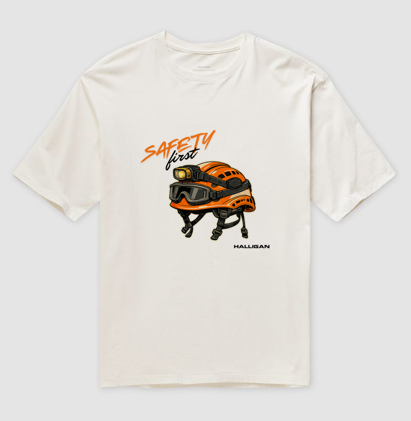 Camiseta Oversized "Capacete Salvamento"